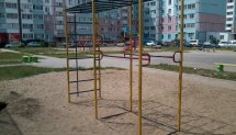 Площадка для воркаута в городе Хабаровск №2297 Средняя Современная фото